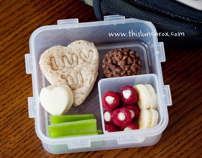 Valentine's Day themed lunch box