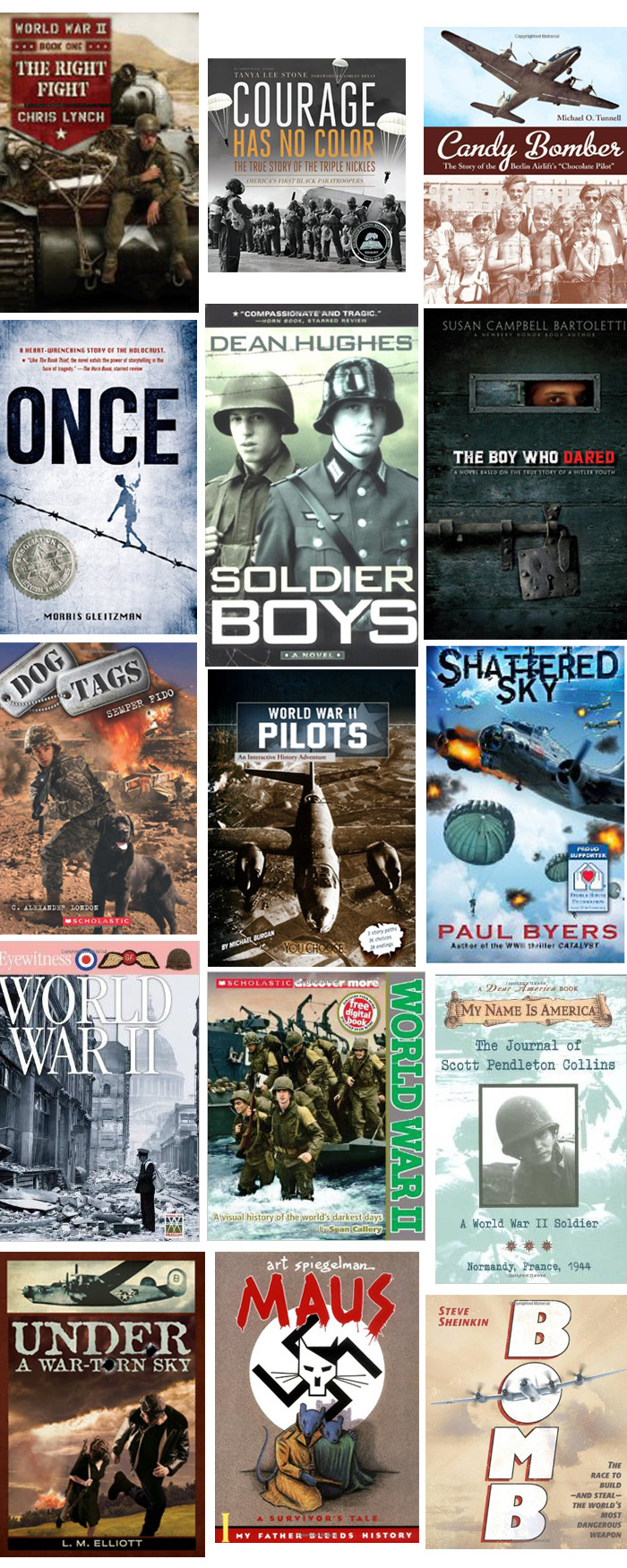 WWII Book Recommendations by This Lunch Rox